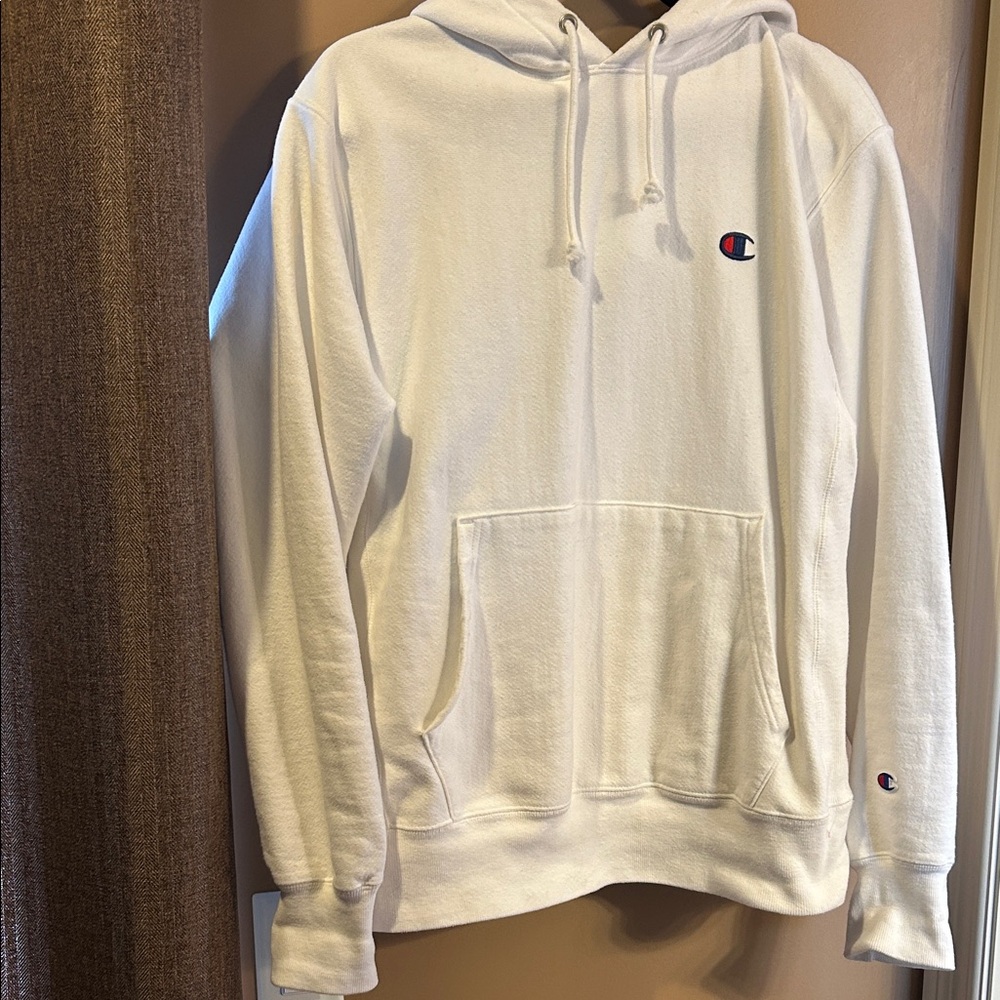 Champion White Hoodie